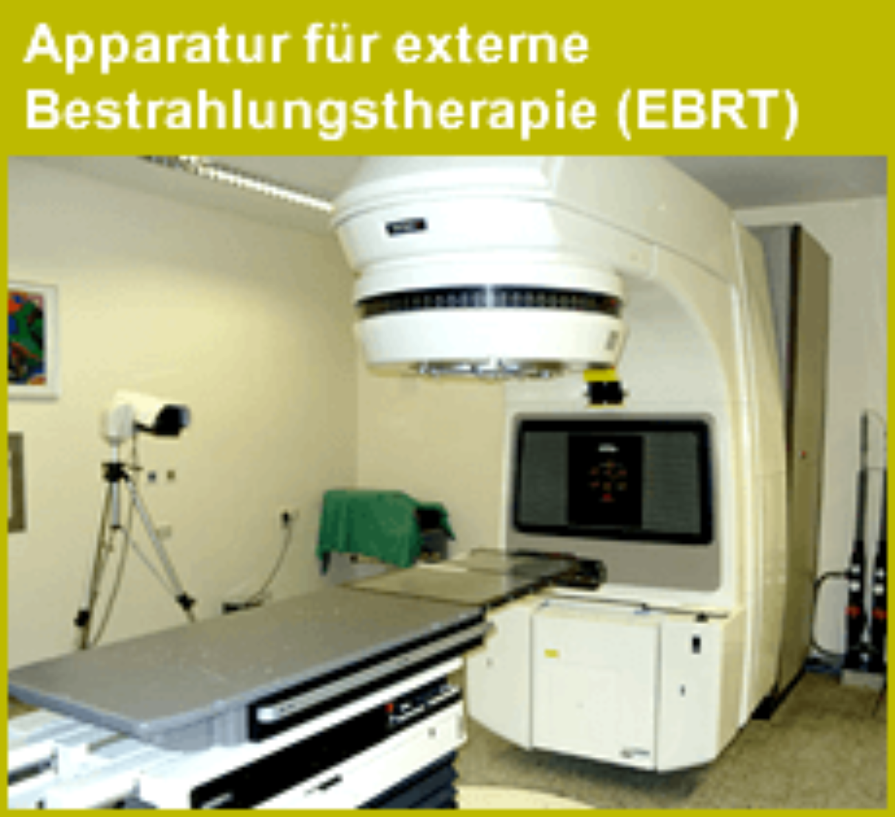 Apparatur für externe Bestrahlungstherapie